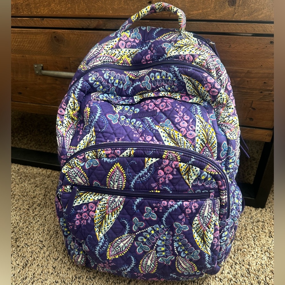 Vera Bradley Paisley Purple Backpack